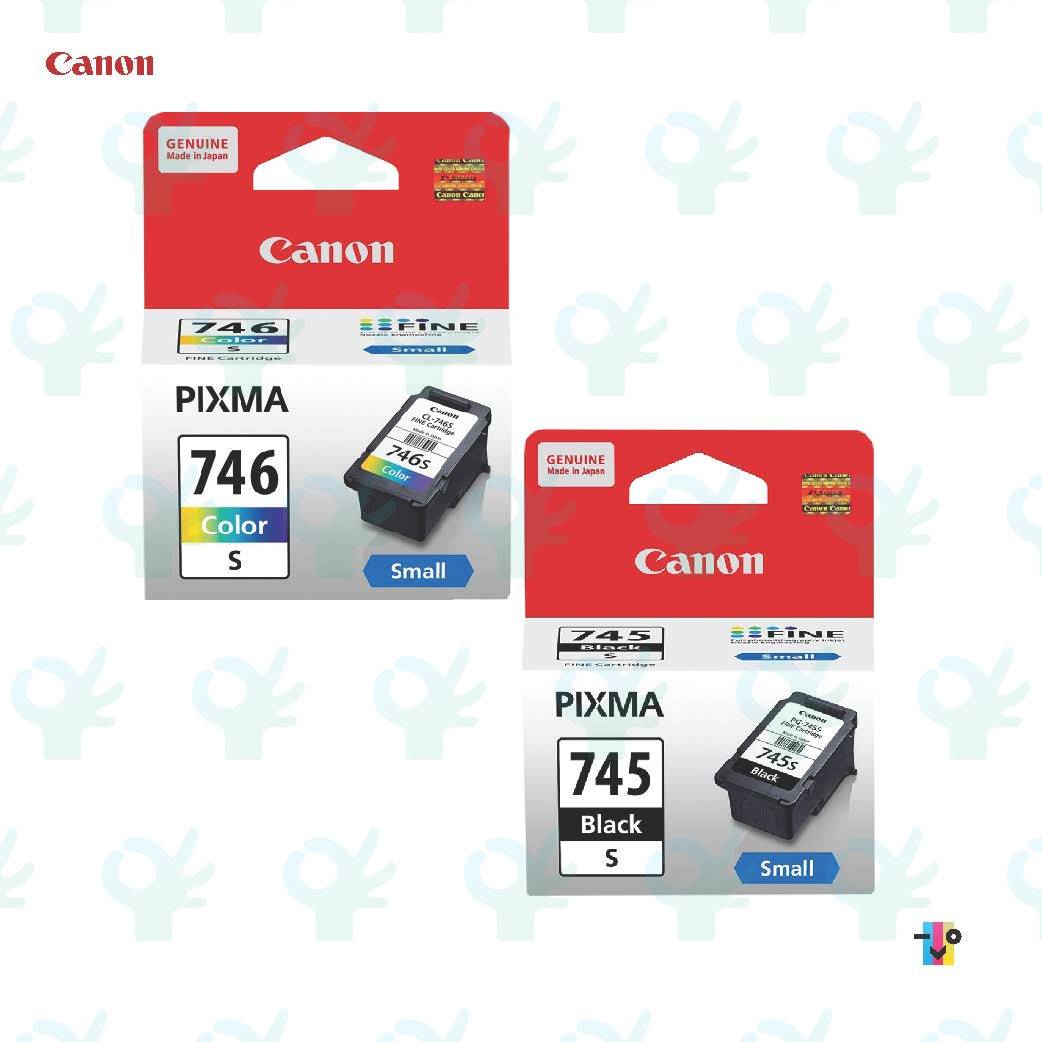 Canon PG745S Black & CL746S Colour Original Ink Cartridge MG2570S